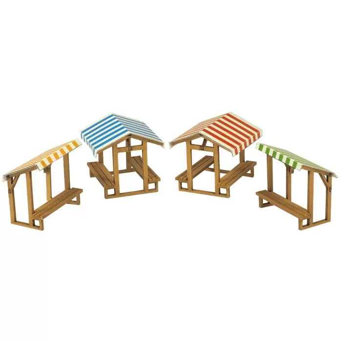 Market Stalls N gauge Metcalfe PN830