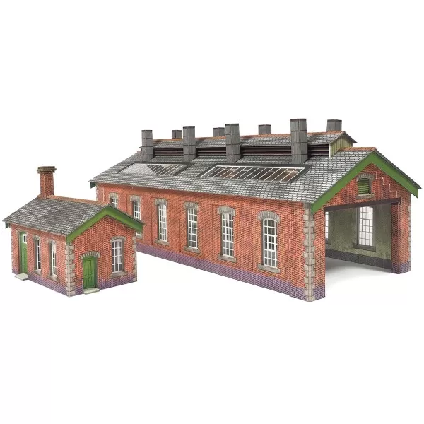 Double Track Engine Shed N gauge Metcalfe PN913