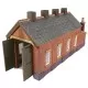N gauge Engine Shed in red Brick Metcalfe PN931