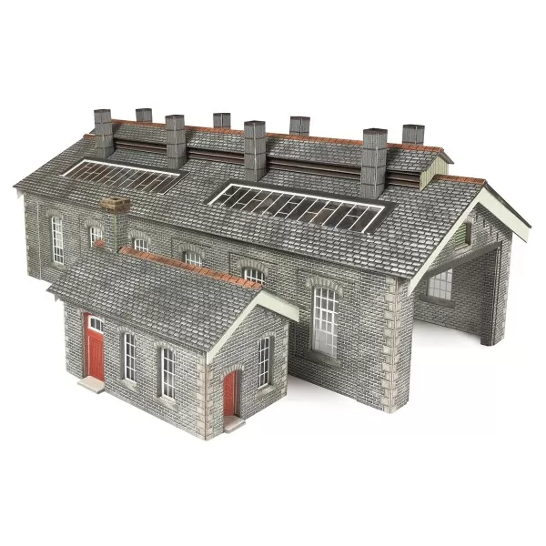 N GAUGE SETTLE/CARLISLE DOUBLE TRACK ENGINE SHED Metcalfe PN937