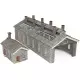 N GAUGE SETTLE/CARLISLE DOUBLE TRACK ENGINE SHED Metcalfe PN937