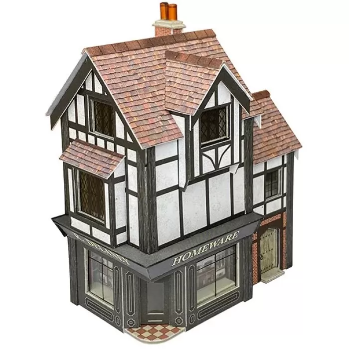 Timber Framed Pub or Shop Building No.1 Market Street N gauge Metcalfe PN950