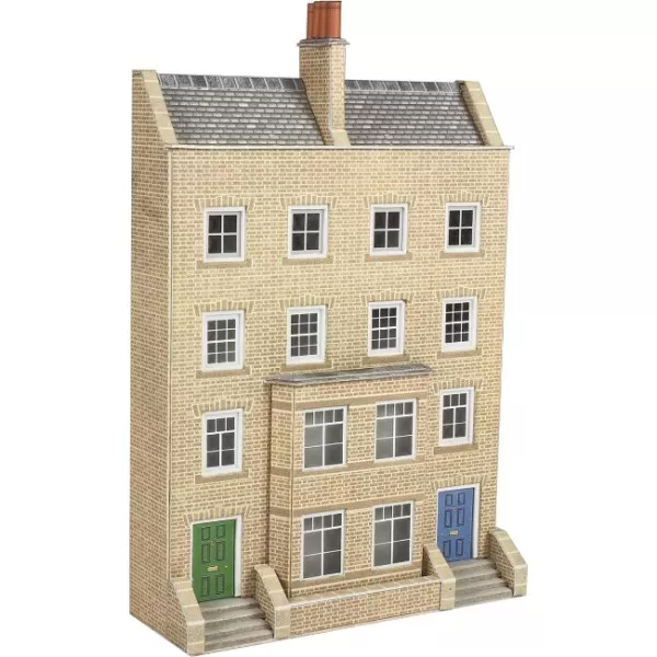 N GAUGE LOW RELIEF TOWN HOUSE Metcalfe PN973