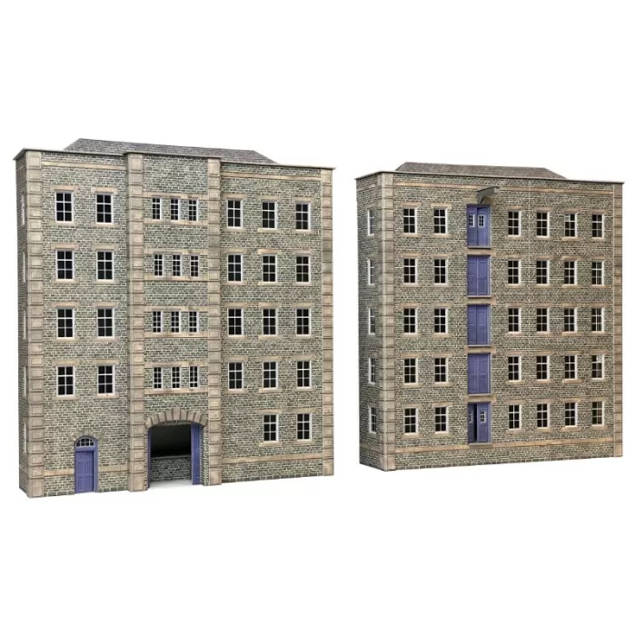 Grimy Old Mill N Gauge Metcalfe PN990 Stand alone or Low Relief
