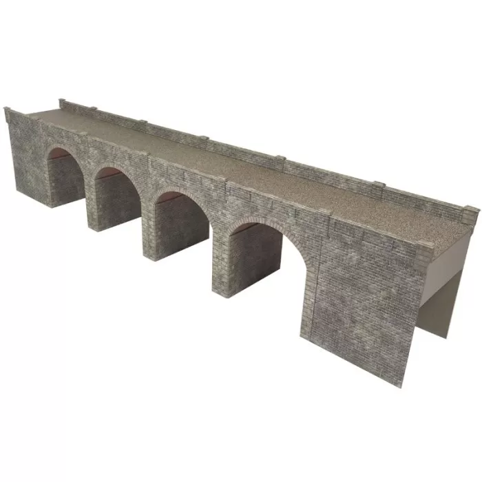 Double Track Stone Viaduct OO PO241