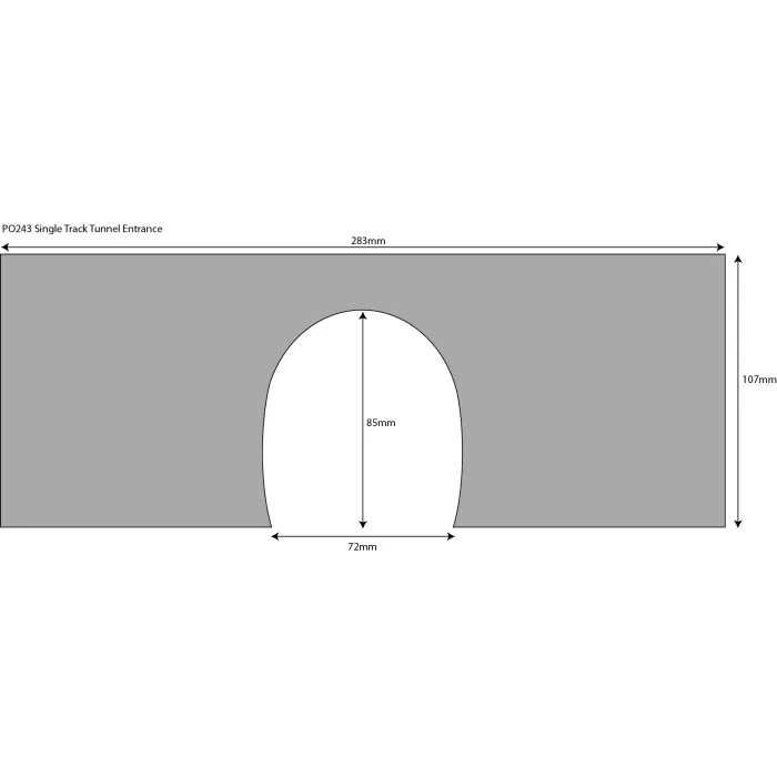 Single Track Tunnel Entrances OO