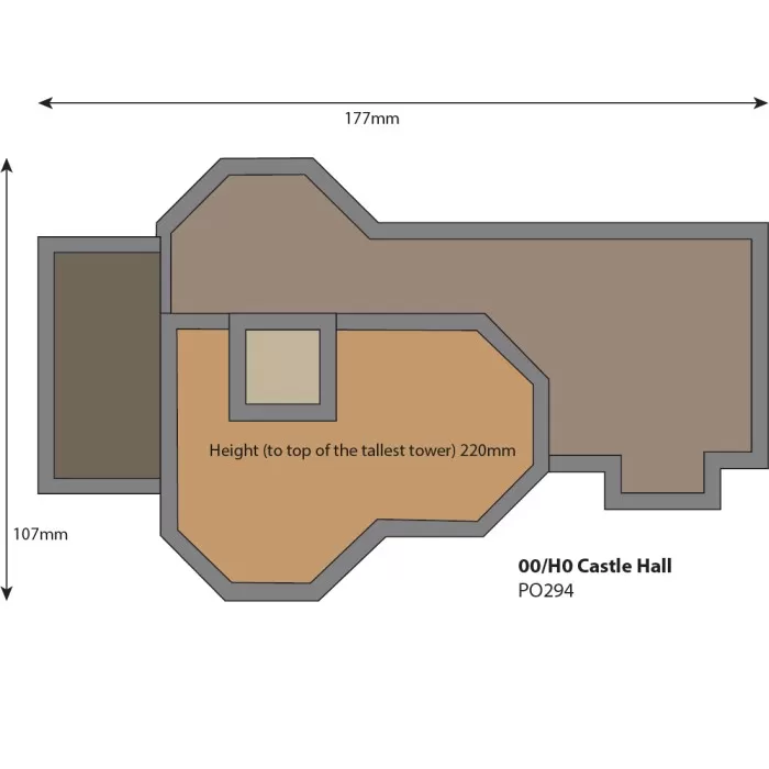 CASTLE HALL OO Metcalfe PO294