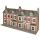 Low Relief Terraced House Fronts - Red Brick OO  Metcalfe PO302