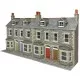Low Relief Terraced House Fronts - Stone OO  Metcalfe PO303