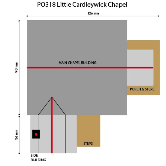 Cardleywick Chapel OO Metcalfe PO318