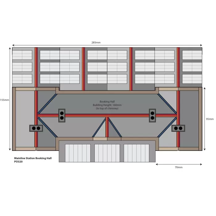 Mainline Station - Booking Hall OO  PO320