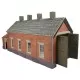 Single Track Red Brick Engine Shed OO