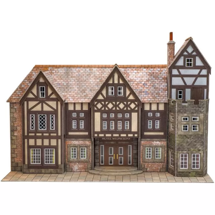 Low Relief Timber Framed Hotel OO  PO375