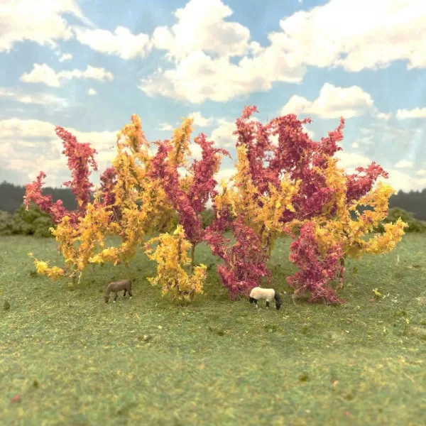 Saplings Small Trees Autumn shades