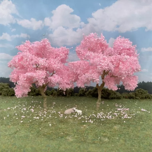 Flowering Cherry Trees 85mm tall