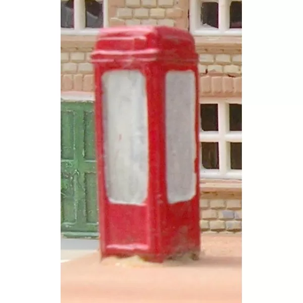 Telephone Box Modern  N gauge