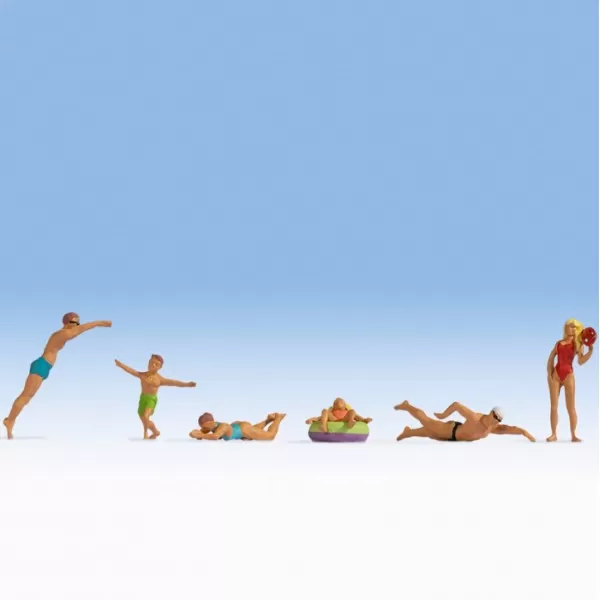 Swimming and Sunbathing  N gauge