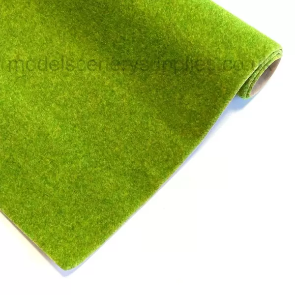 Static Grass Mat Spring Green 2mm