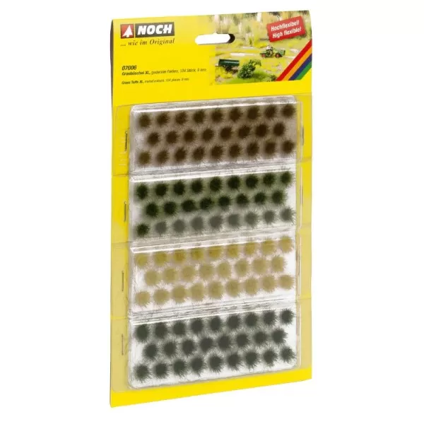 Grass Tufts Mixed Colour Pack of 104 XL Tufts  Noch 07006
