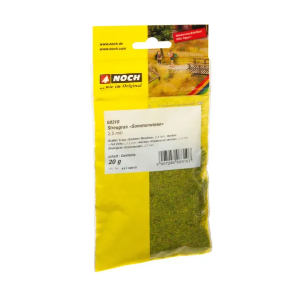 Static Grass 2.5mm Summer Green Noch 08310