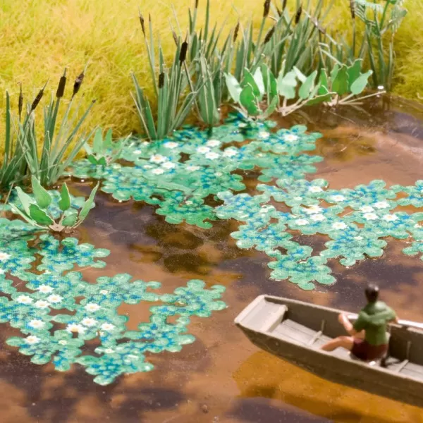 Laser Cut Minis - water lilies  OO