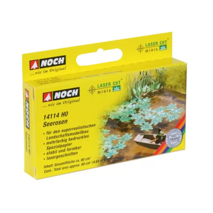 Laser Cut Minis - water lilies  OO