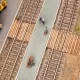 Wooden Track Crossing OO Noch 14304