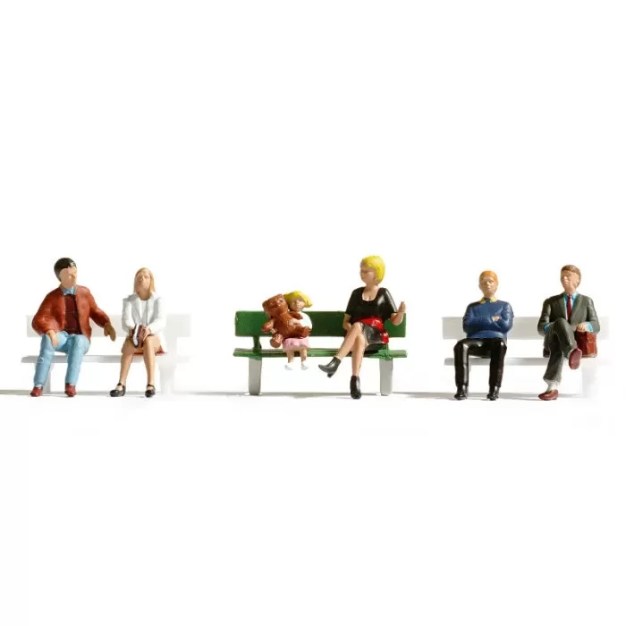 People Sitting at the Bus Stop OO