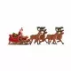 Father Christmas with Sleigh and Reindeer OO