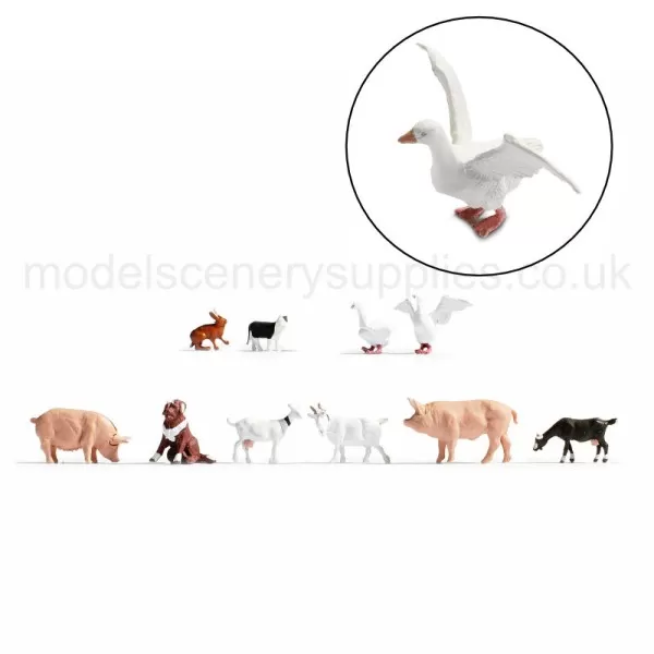 Farm Animals N gauge Noch 36711