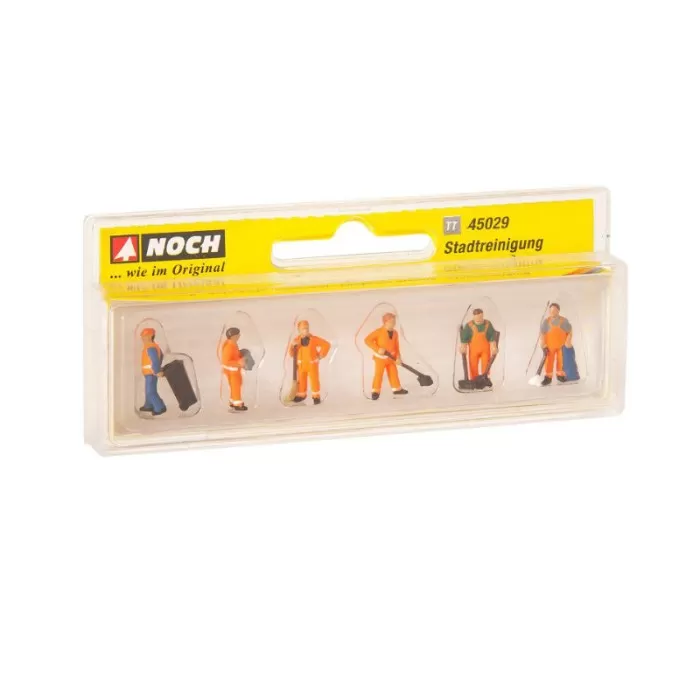 City Cleaning Figures TT scale 1:120