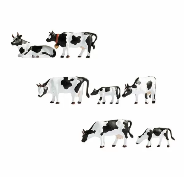 Cows Black and White TT scale 1:120