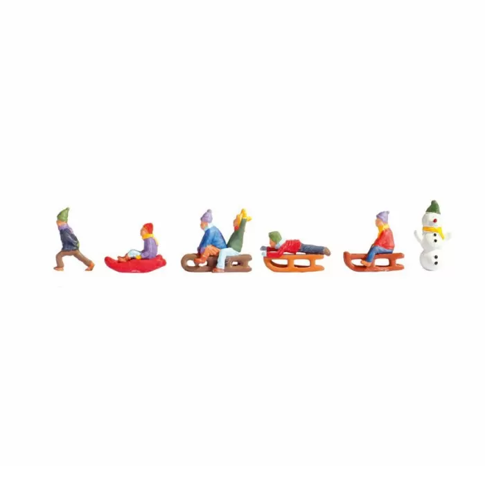 Children In The Snow  TT Scale 1:120 Noch 45819