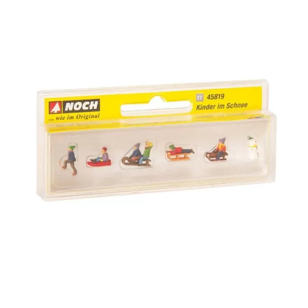 Children In The Snow  TT Scale 1:120 Noch 45819