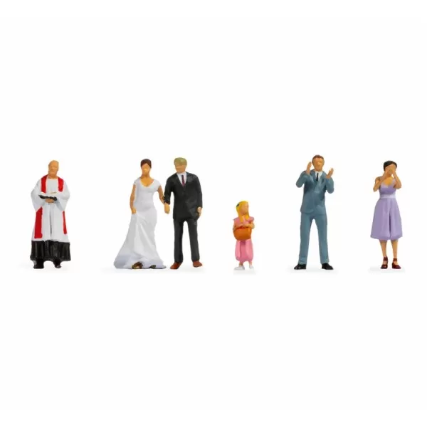 Bride and Groom Wedding TT scale 1:120 Noch 45862