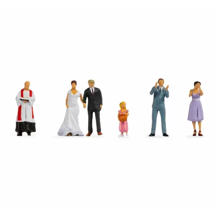 Bride and Groom Wedding TT scale 1:120 Noch 45862