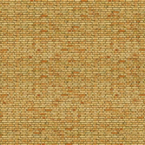 Embossed Brick wall 3D cardboard Yellow Brick OO