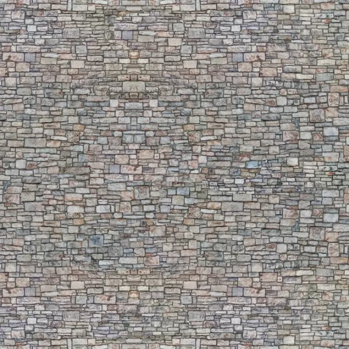 Embossed Brick wall 3D cardboard Quarrystone N gauge