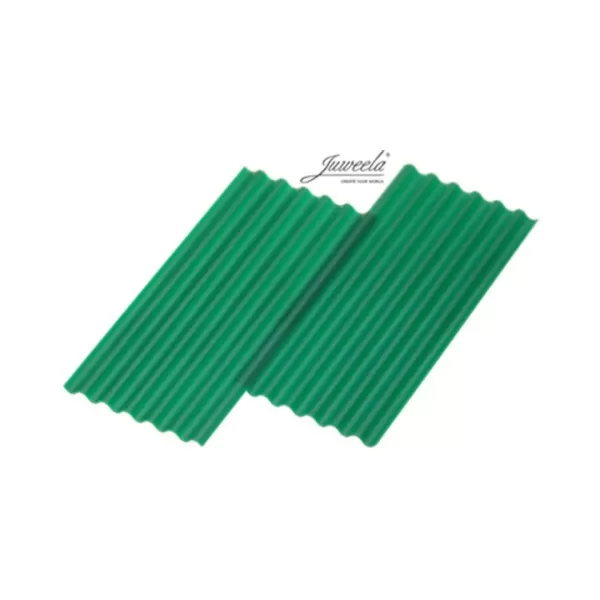 Corrugated Roofing Sheets Green 1:32  by Juweela