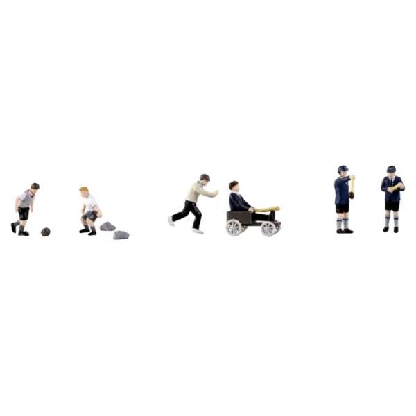 Schoolboys Playing Post-War Era OO 36-435