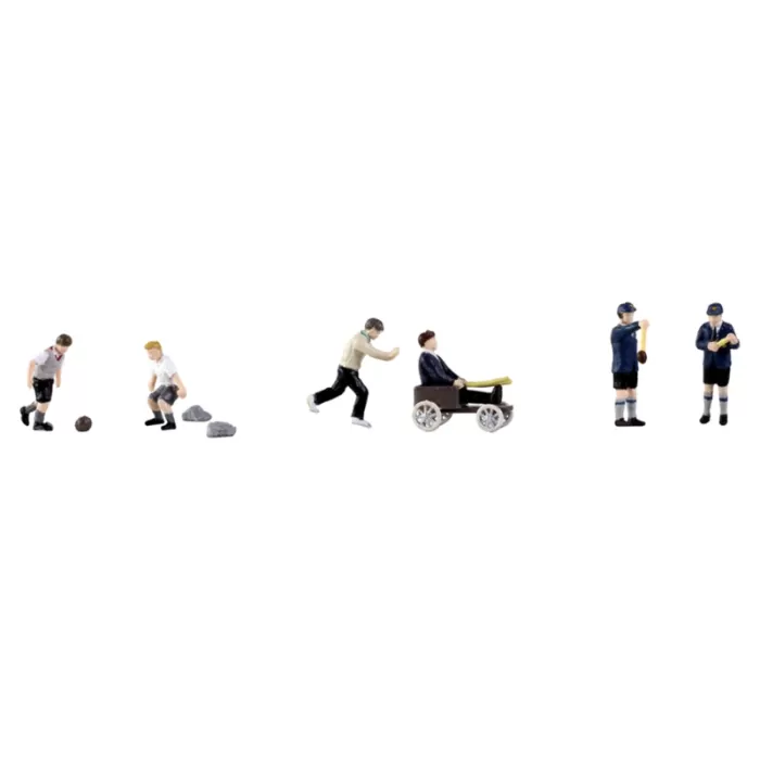 Schoolboys Playing Post-War Era OO 36-435