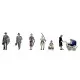 Post-War Figures Set B including Woman with Pram OO Scenecraft 36-442