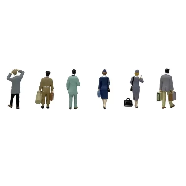 Post-War Figures Set C including Teddy Boy OO Scenecraft 36-443