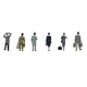 Post-War Figures Set C including Teddy Boy OO Scenecraft 36-443