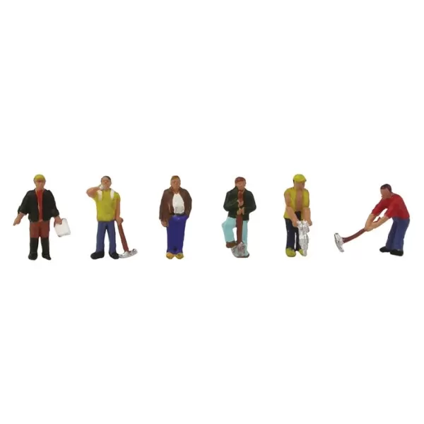 Construction Workers N gauge