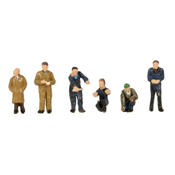 Factory Workers and Foreman N gauge