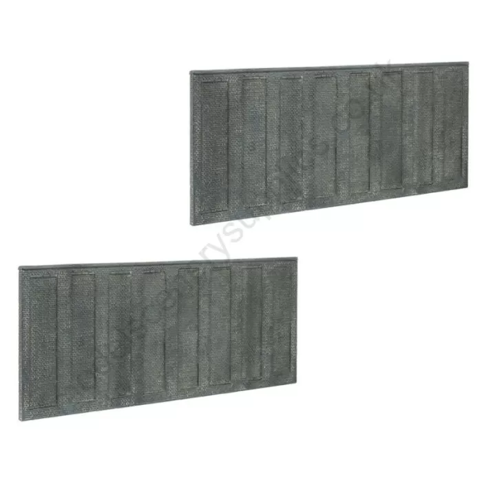 Tall Retaining Walls x 2  OO Scenecraft 44-590