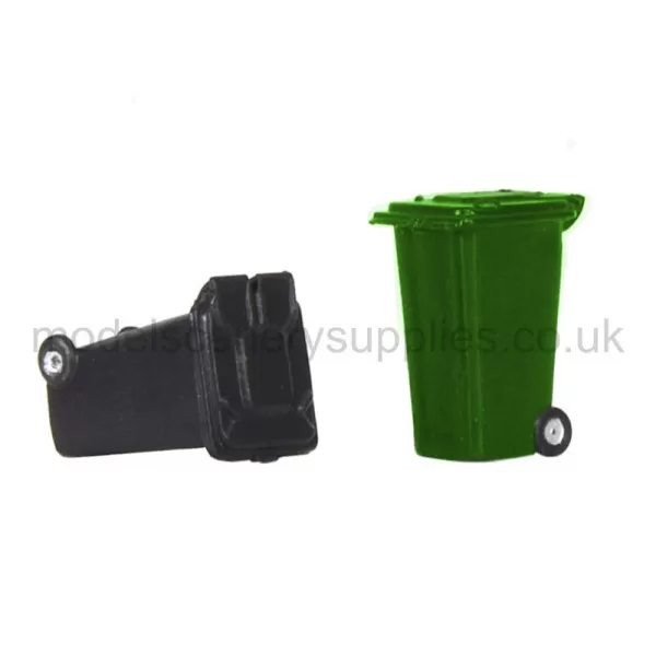 Wheelie bins Domestic OO Scenecraft 44-525