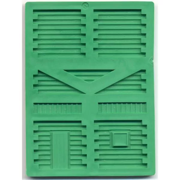 Linka Mould Log cabin sections; door, window, gables, & edging T3