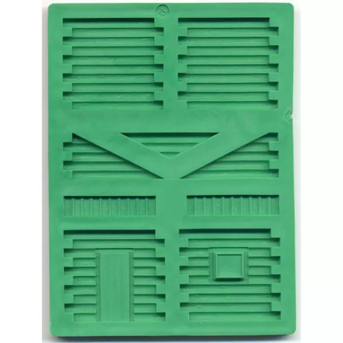 Linka Mould Log cabin sections; door, window, gables, & edging T3